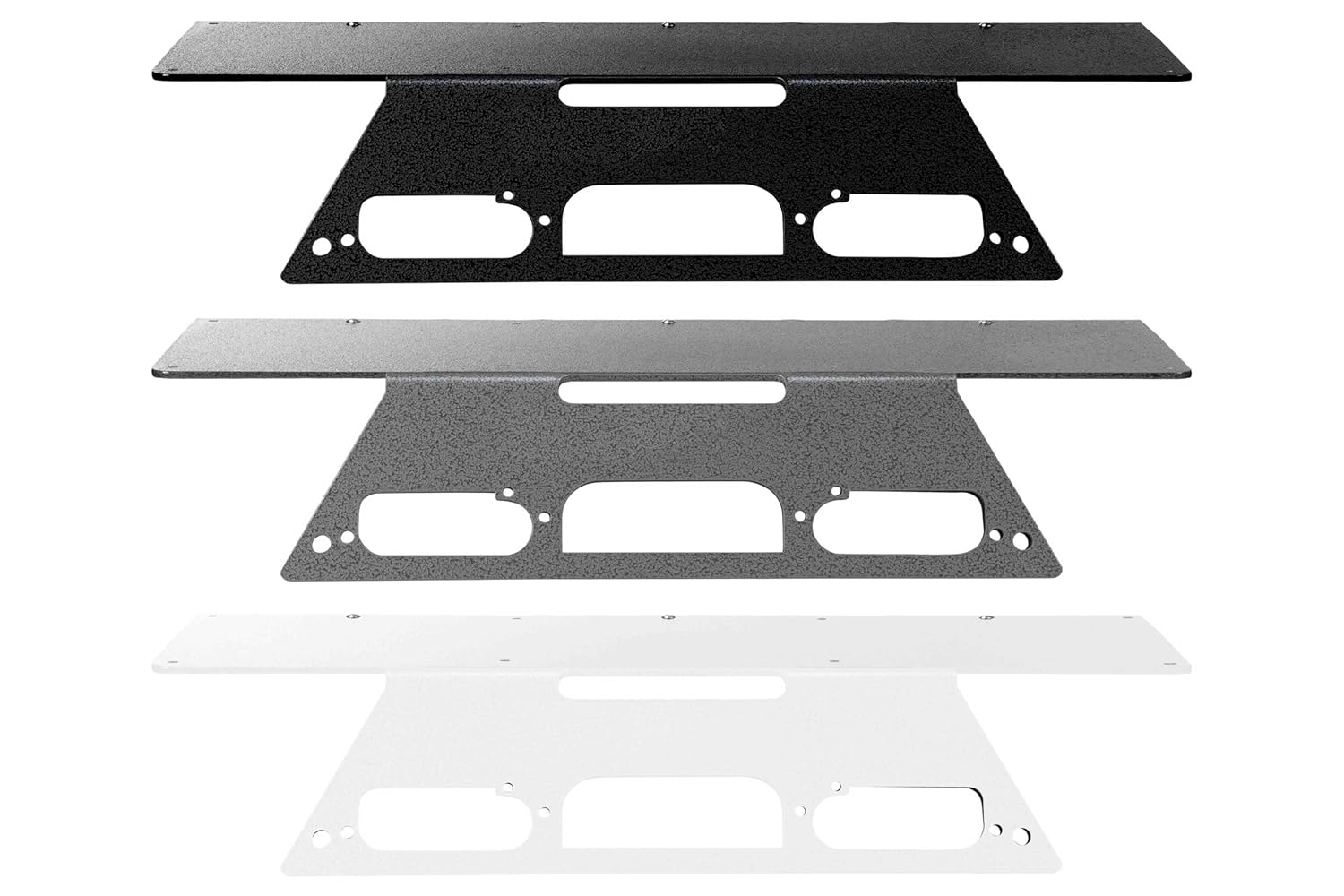 Magnetic Antenna Mounting Plate - 2024 Ford Superduty F250 - Compatible - No-Drilling Required - No Cam - Black