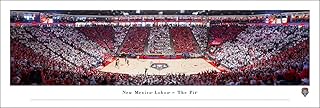New Mexico Lobos Basketball - Unframed Poster by Blakeway Panoramas (40"W x 13.5"H)