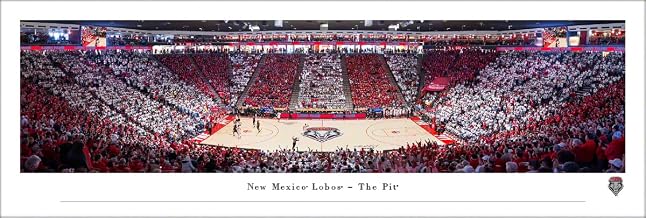 New Mexico Lobos Basketball - Unframed Poster by Blakeway Panoramas (40"W x 13.5"H)