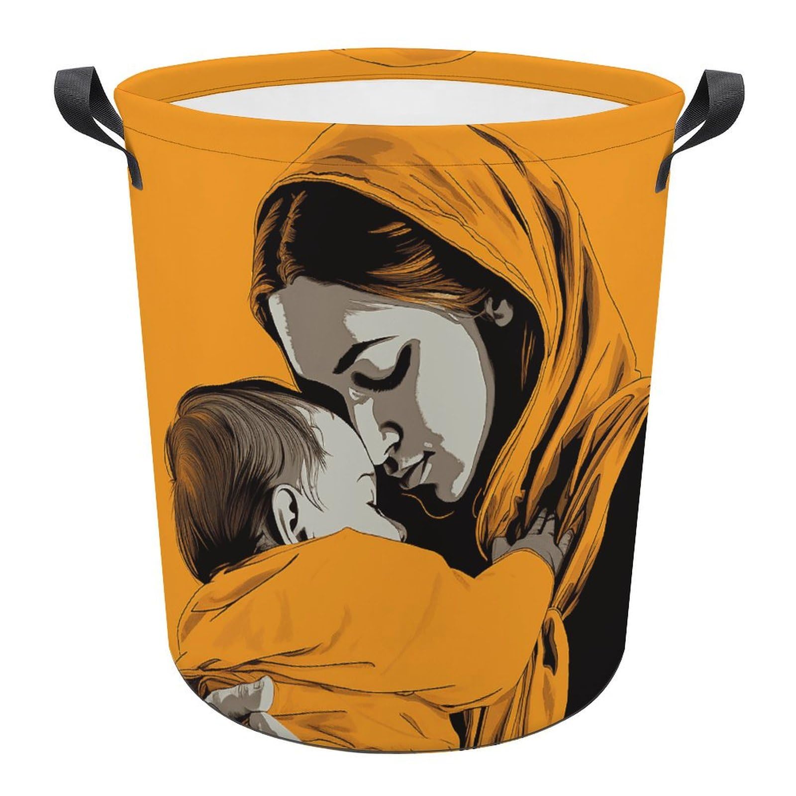Panier à linge pliable facile à transporter d'une seule main