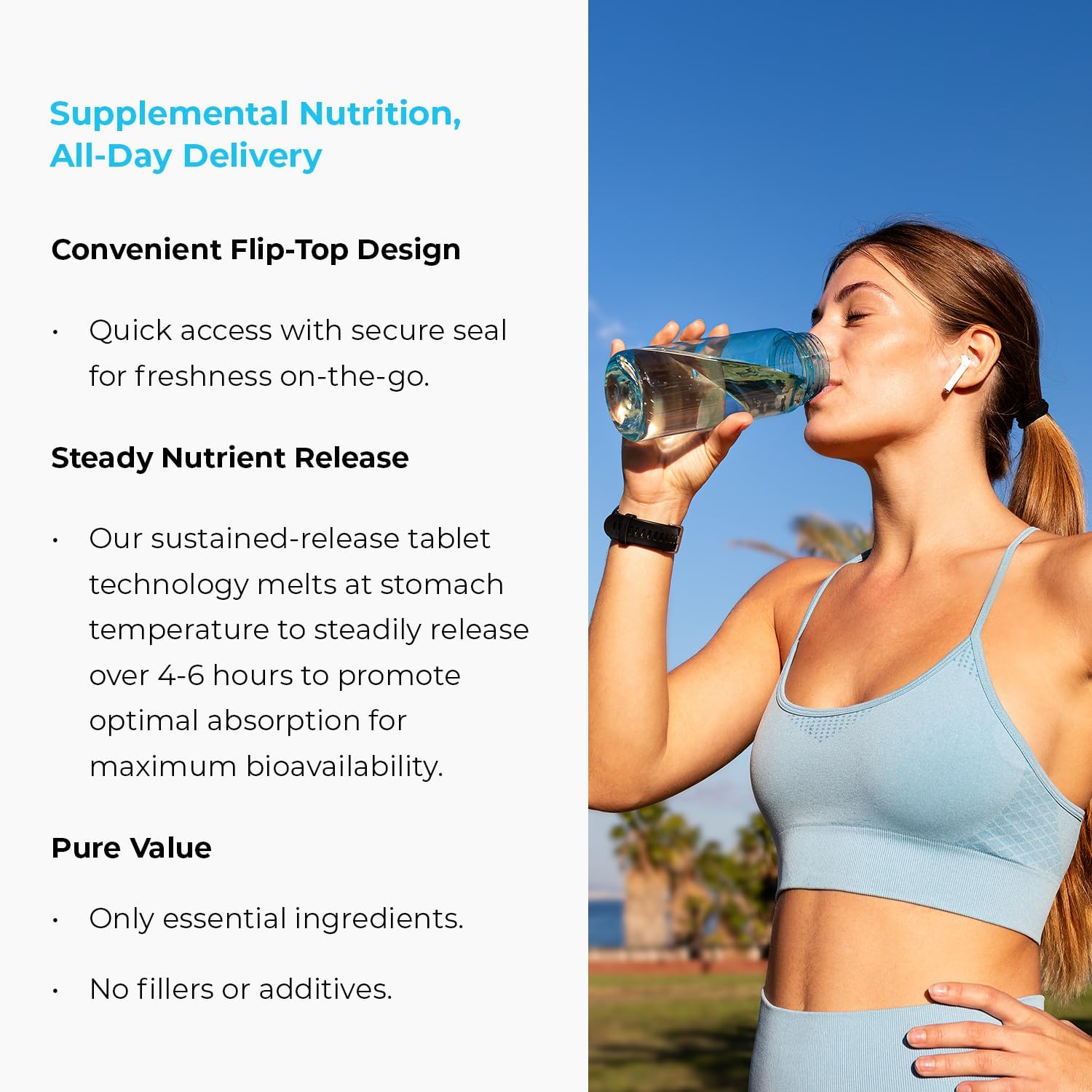 ENDUR-VM - Multivitamin Vitamin A, C, D, E, B12 & Zinc (Without Iron) SR (Sustained Release) 22 Essential Nutrients to Support Overall Wellness for Men & Postmenopausal Women - 150 Tablets