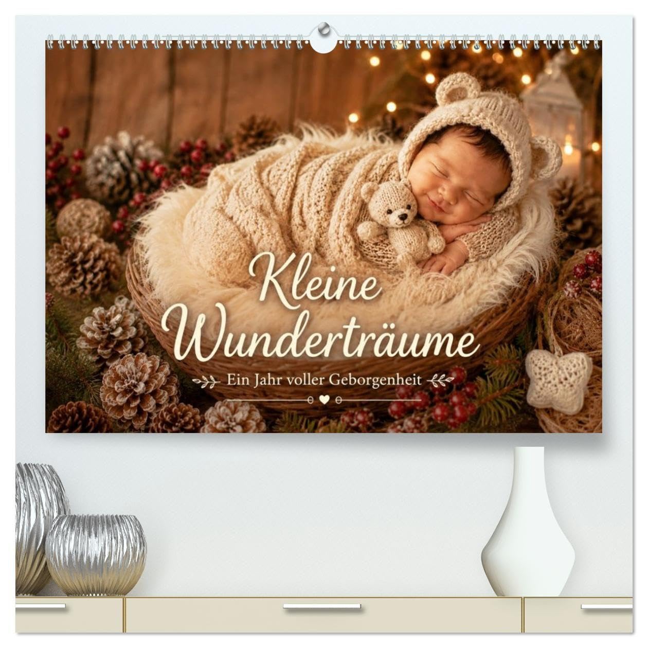 Kleine Wunderträume (hochwertiger Premium Wandkalender 2027 DIN A2 quer), Kunstdruck in Hochglanz: Ein Jahr voller Geborgenheit (CALVENDO Menschen)