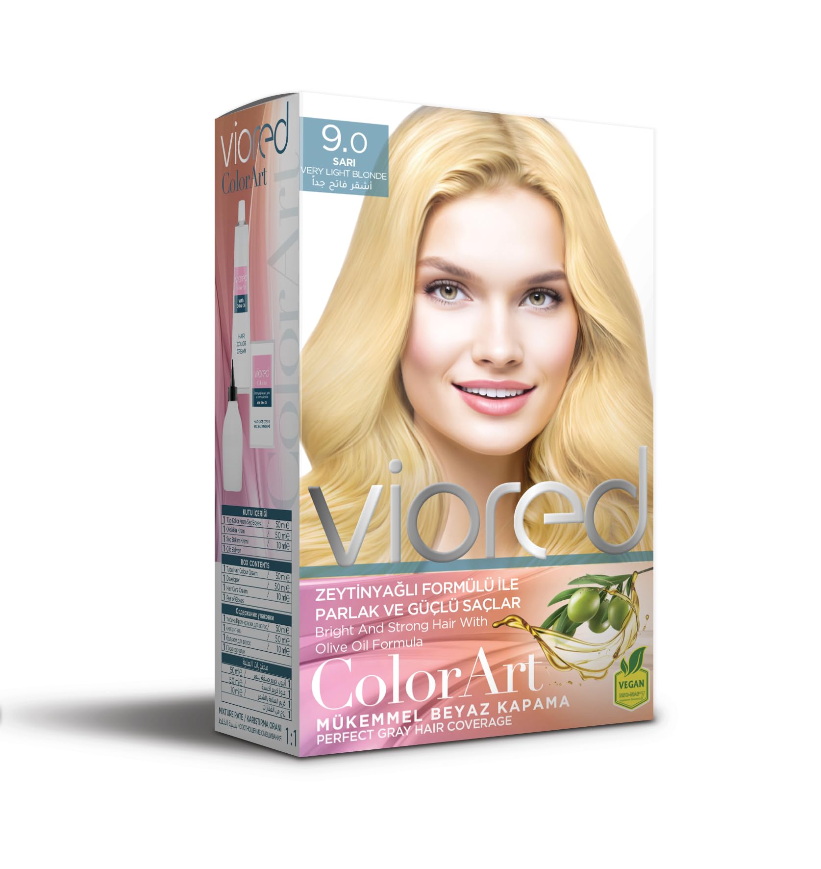 Set Saç Boyası 9.0 Sarı
