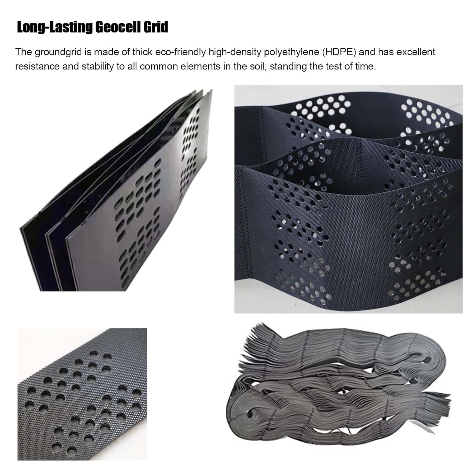 砂利 保護材 マット 土壌安定剤ジオセルグリッド