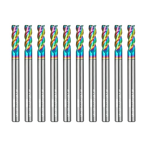 Miniatura 57 de Tools DLC Series Carburo Square End Mill, Diamond Like Coating, Molino de extremo para aluminio, cobre, aleaciones de magnesio, aluminio de alto