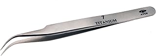 Aven 18072TT Titanium Style 7 Tweezer, 4-1/2