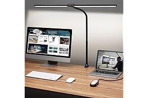 ShineTech LED Office Home Desk Lamp with Clamp