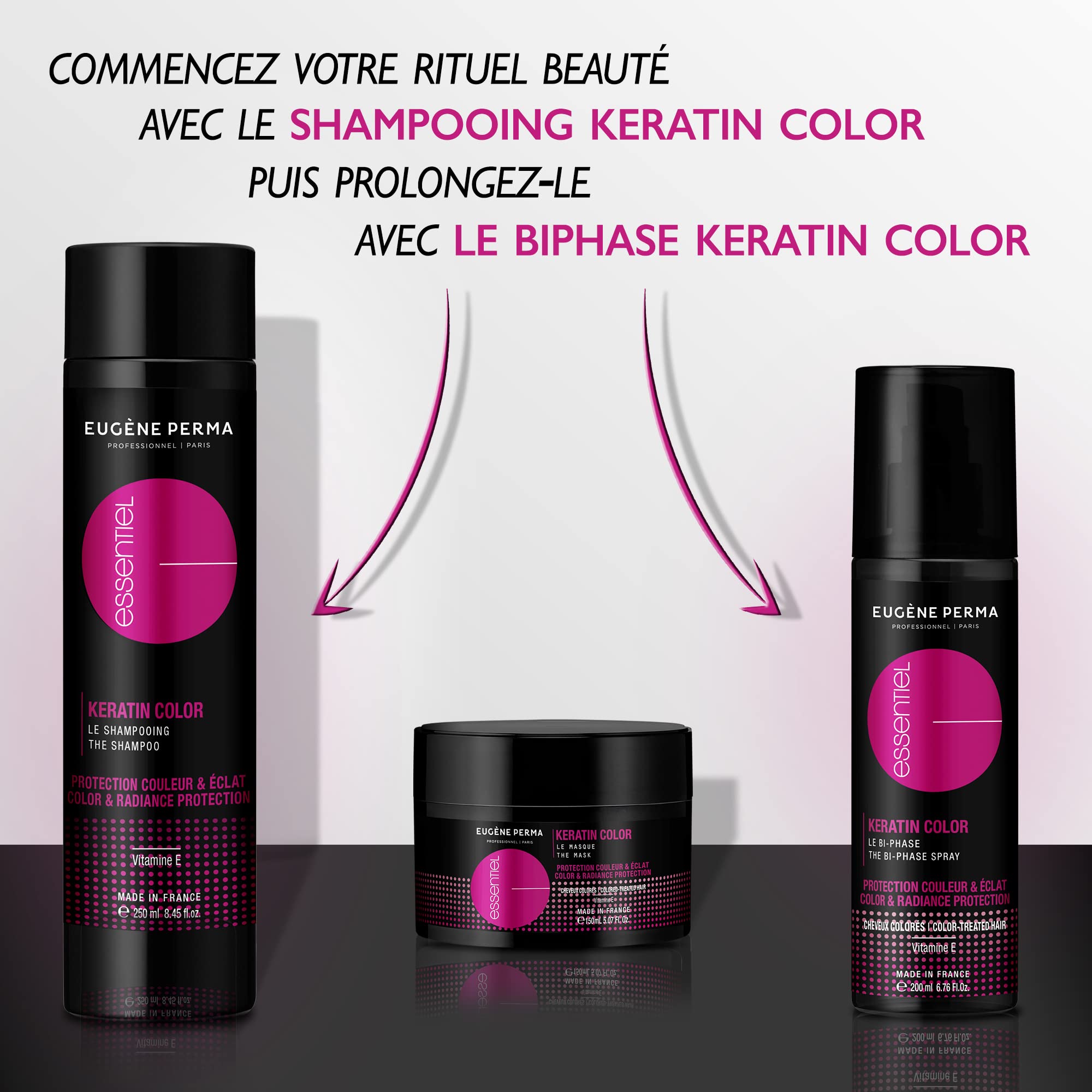 Essentiel Kératine Color maska do włosów kolorowych, 500 ml