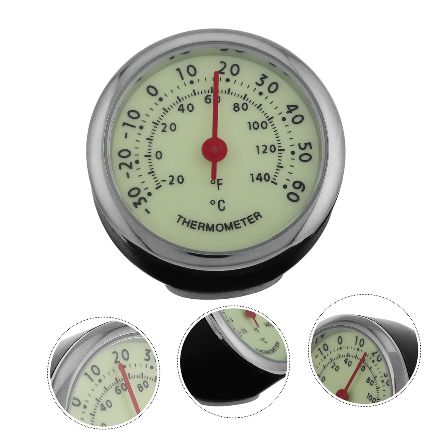 CHILDWEET Car Thermometer with Luminous Display Accurate Automotive Temperature Gauge for Vehicle Monitoring for Cars and Trucks