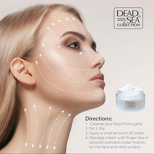 Miniatura 7 de Dead Sea Collection Crema de día para la cara con 3 veces más colágeno, minerales del mar muerto y vitamina E, hidratante nutritivo