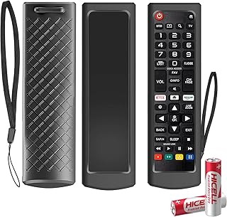 Control LG Smart TV Original, con Funda Protectora y Batería, AKB75095307 Control Remoto Universal TV, Compatible con Todos los Modelos de Televisores LG