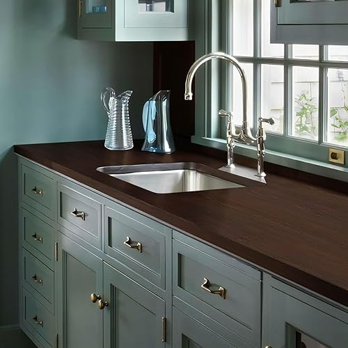 Miniatura 4 de Heroad Papel tapiz de grano de madera rojo de la marca, papel tapiz de contacto de madera grueso texturizado para armarios de mesa, encimeras,