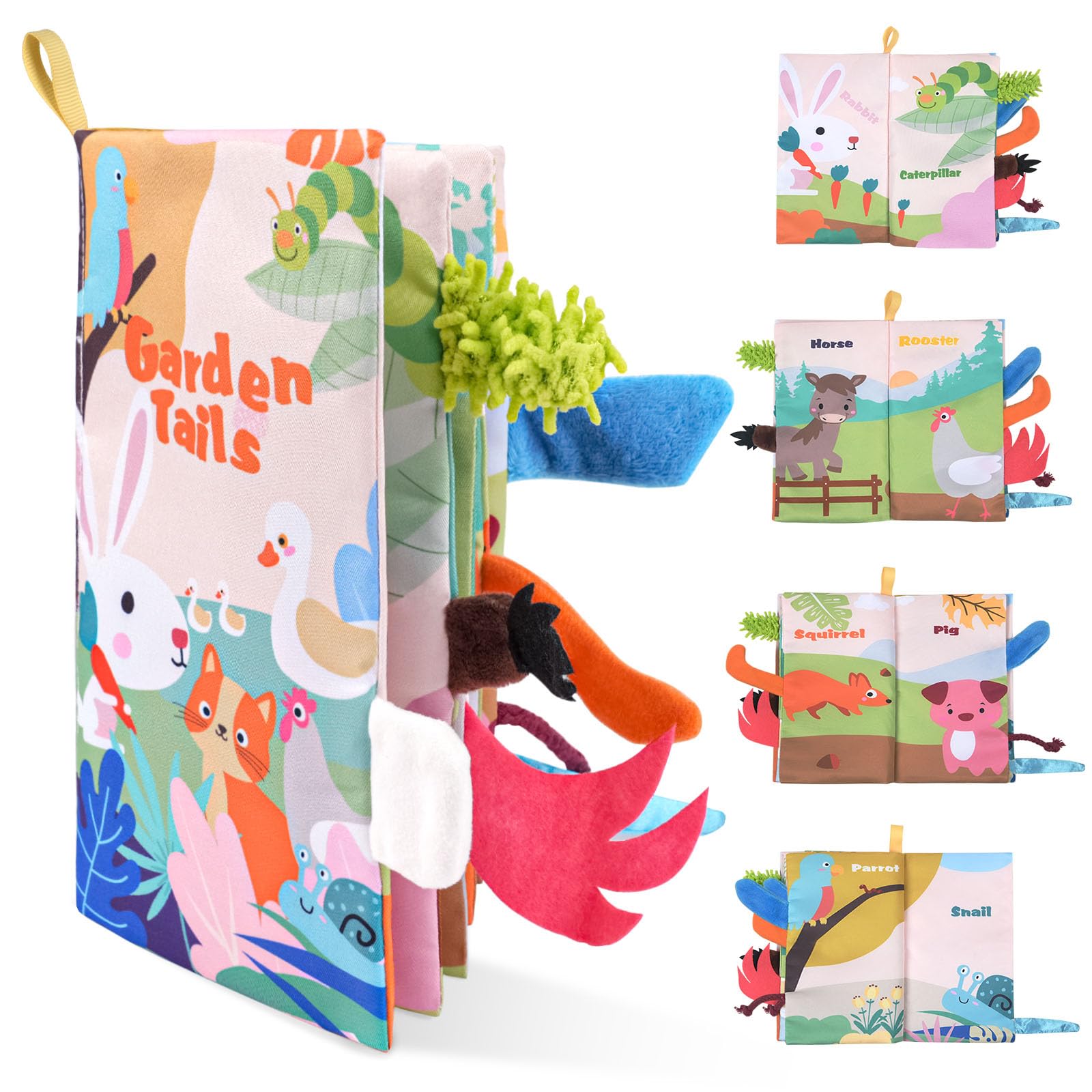 Montessori Stoffbuch Set 2er Pack – Fühl- & Knisterbuch Mit Meerestieren Für Babys Ab 6 Monaten