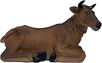 Vista 4 de Cannan Belén de Navidad 4 Pcs Set Camel, Mula, Vaca y Cordero Animalitos para Nacimiento