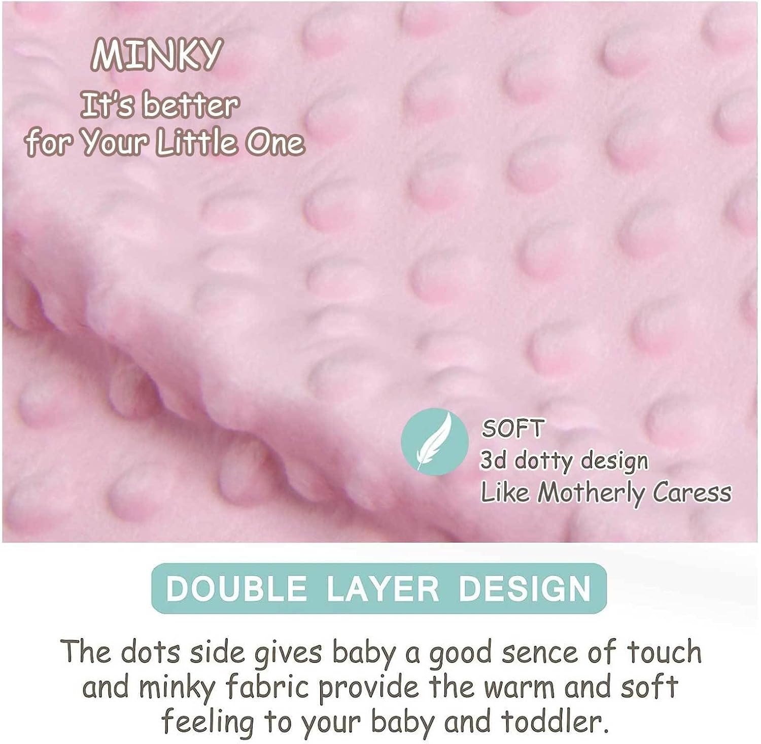 Custom Baby Girl Crib Bedding Set – Pink Bow with Pink Leopard Personalized 3-Piece Nursery Set with Name, Minky Dot Blanket, Fitted Sheet & Pillowcase, Baby Bedding for Newborns & Toddlers