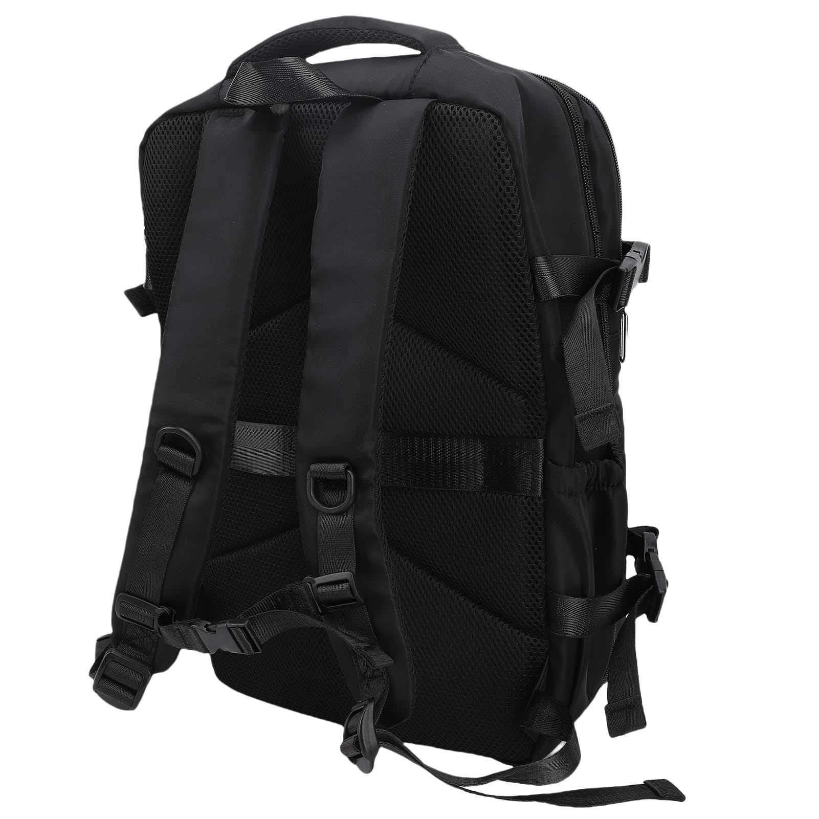 für Reiserucksack mit Vakuum-Kompressionsbeutel, wasserdichte Konstruktion, Schaumstoff-Schultergurte für Komfort, organisiertes Layout mit mehreren Taschen, (Schwarz)