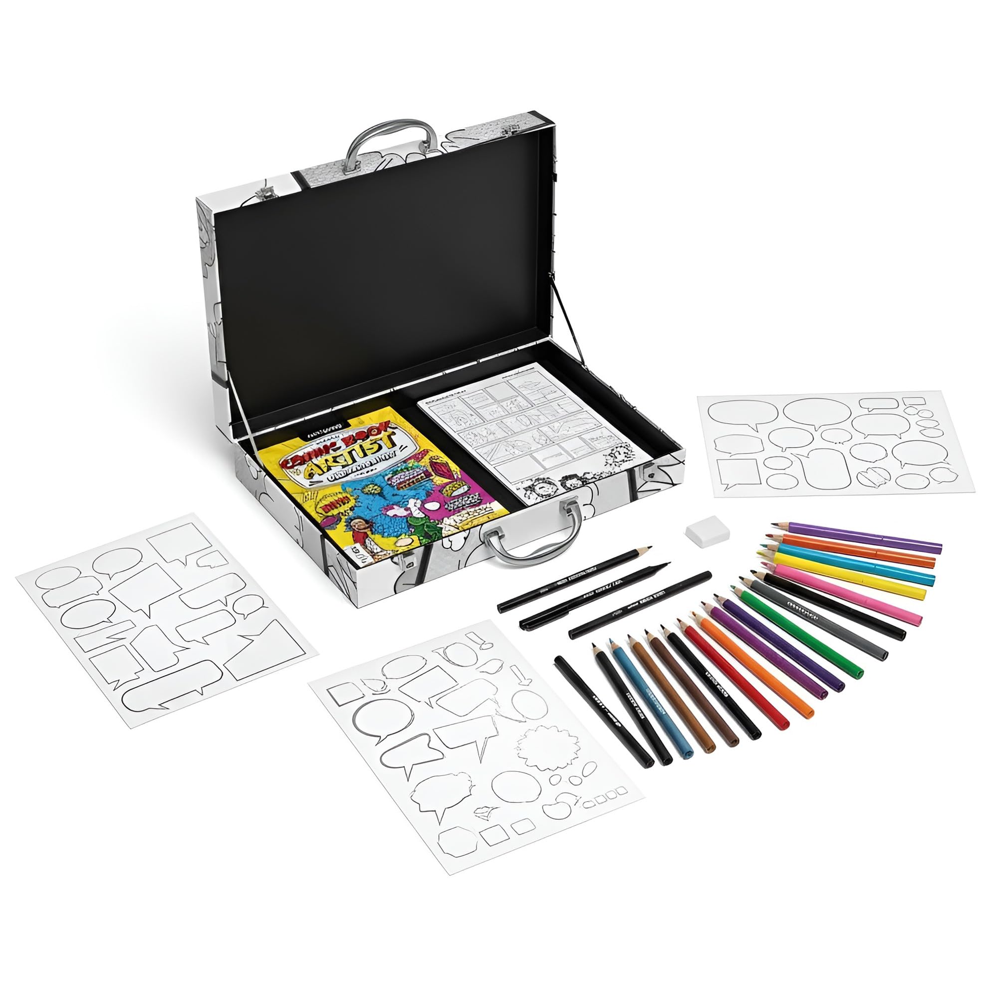 BONAFIDE Artmaker Comic Book Artist Ultimate Kit, ArtMaker Comic Book Art Kit, Learn to Draw Anime Art for Beginners Set, Arts and Craft Gifts for Kids