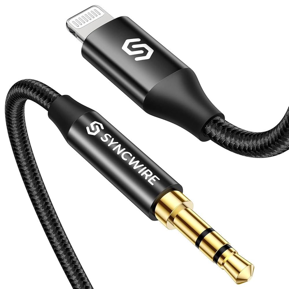 Amazon.com: Genuine Apple MFI Certified Aux Cord - 3.3FT