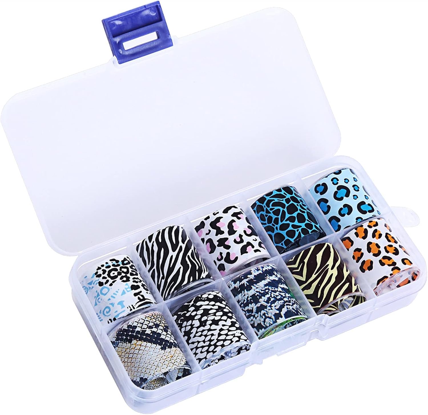 Nail Sticker, Accessories Wraps 7 Set Adhesive Decals Nails Decoration Holographic Nail Transfer Starry Paper (Color : 7set) : Beauty & Personal Care