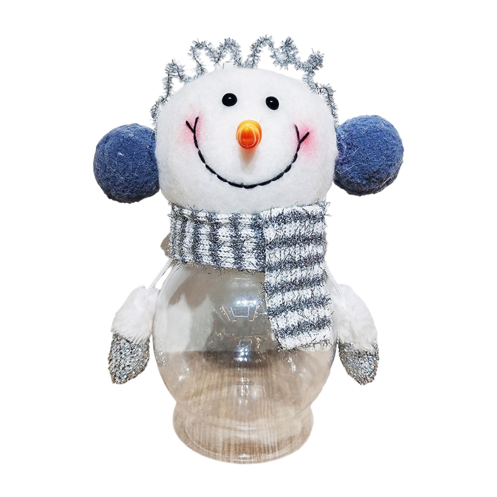 Elnwnnkc Shimmering Polyester Holiday Candy Jar for Family Celebration Classroom Activities Sturdy Efficient Decorative Solution Polyester Candy Container