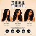 Tash Hair Heated Round Brush- 3 in 1 Benefits- Volumising, Curling & Straightening- All In One Tool | 5 Heat Settings, Tourmaline Ceramic Barrel | Gifts For Woman | Volumizer & Styler- Va-Va-Volume gallery image