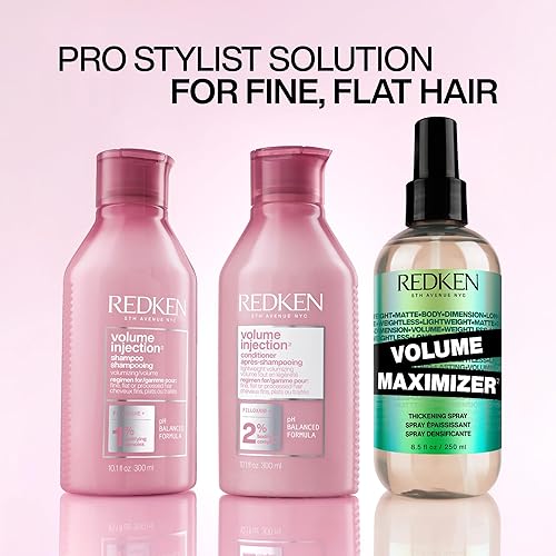 Miniatura 5 de Redken Volume Injection Conditioner  Hair Volumizer For Fine Hair  Detangling and Volumizing