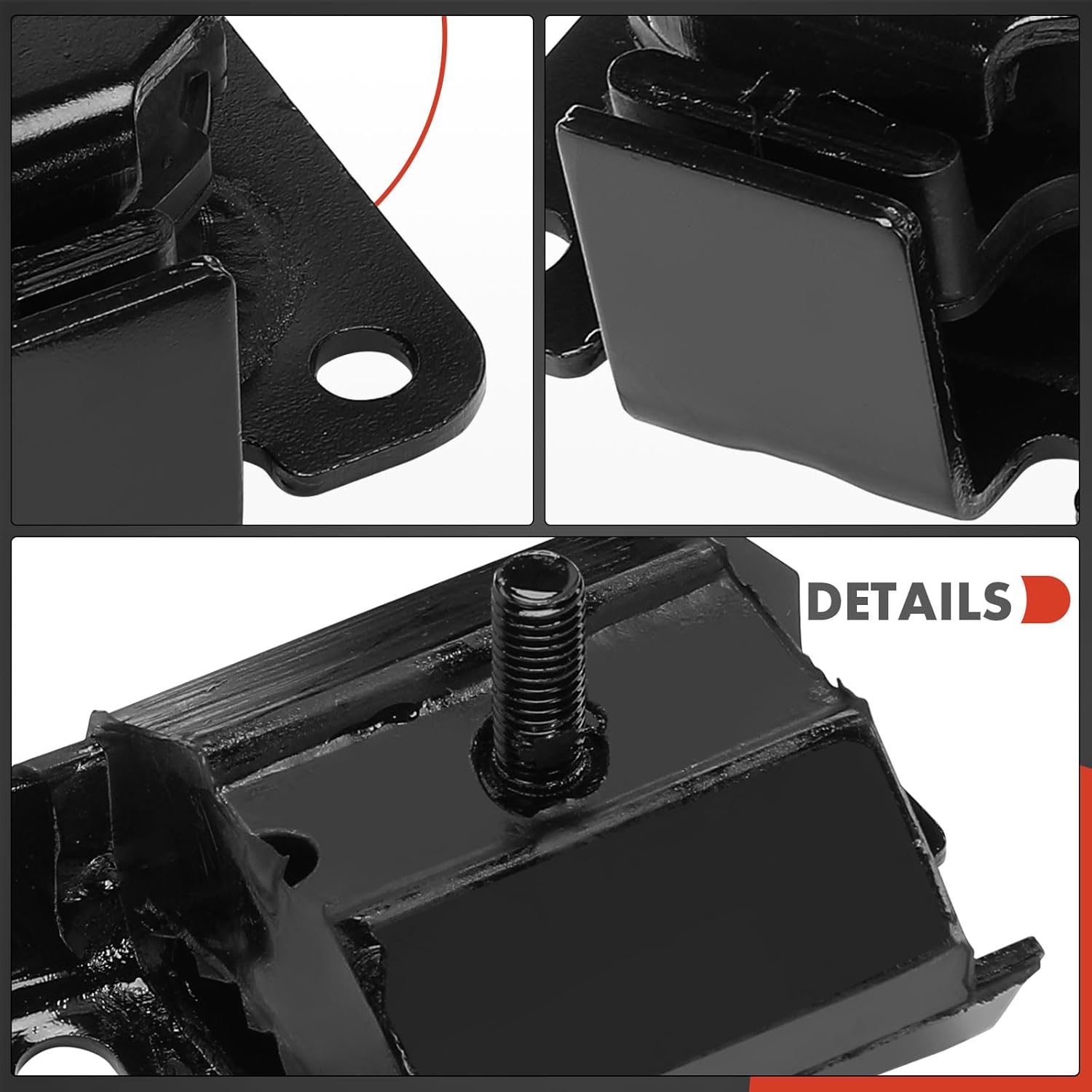 A-Premium 3PCS Engine Motor Mount and Transmission Mount Set Compatible with Chevrolet Blazer 1996-2005, S10 1996-2003 & GMC Jimmy 1996-2004, Sonoma 1996-2003 & Isuzu Hombre 1997-2000, 4.3L, RWD