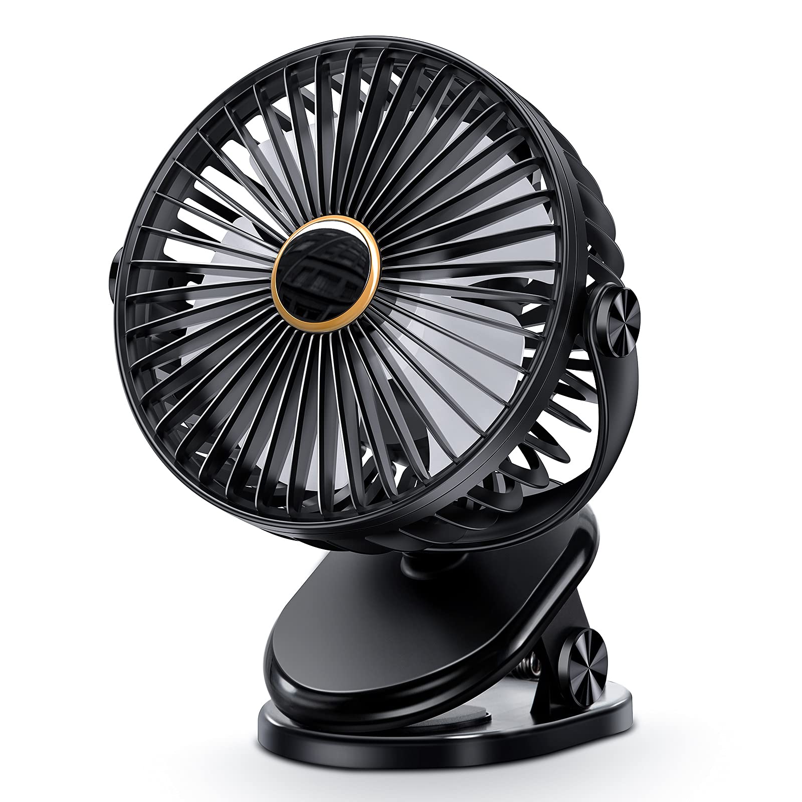 Buy SmartDevil Clip on Fan, 360° Rotation Portable Small Desk Fan, 3