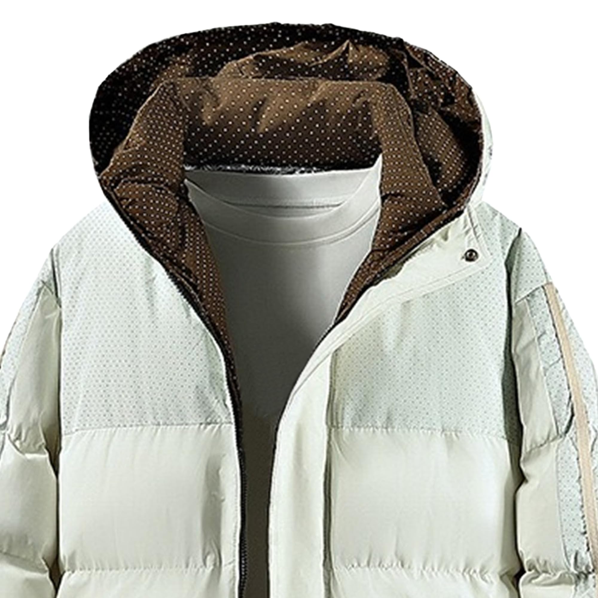 Giacca invernale lunga termica da uomo con cappuccio antivento isolata media lunghezza piumini da uomo imbottito caldo parka