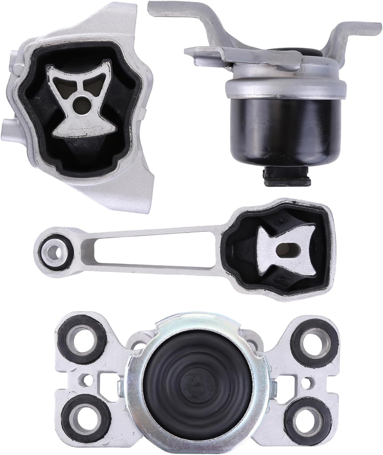 4PCS Engine Motor Mount & Transmission Mount & Torque Strut Mount Fit for Volvo S60 2011-2016 & S80 2007-2015 & V60 2015-2016 & V70 2008-2010 & XC60 2010-2016 & XC70 2008-2015 A4070 A4071 A4098 A4099