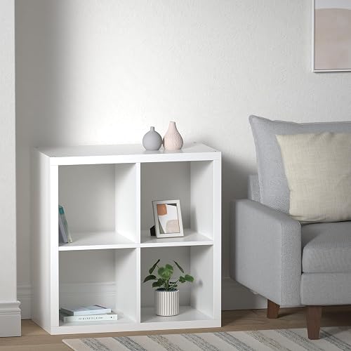 Ikea Kallax Shelf, bookcase, wall shelf, room divider in white (77 x 77 cm) - 2