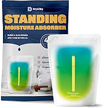 Dry & Dry- 20 Packs Standing Moisture Absorbers to Control Excess Moisture for Basements, Closets, Bathrooms, Laundry Rooms Moisture Absorbers, Standing Moisture Absorbers