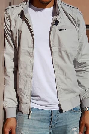 Members Only Original Iconic Racer Jacket for Men | Slim Fit |
