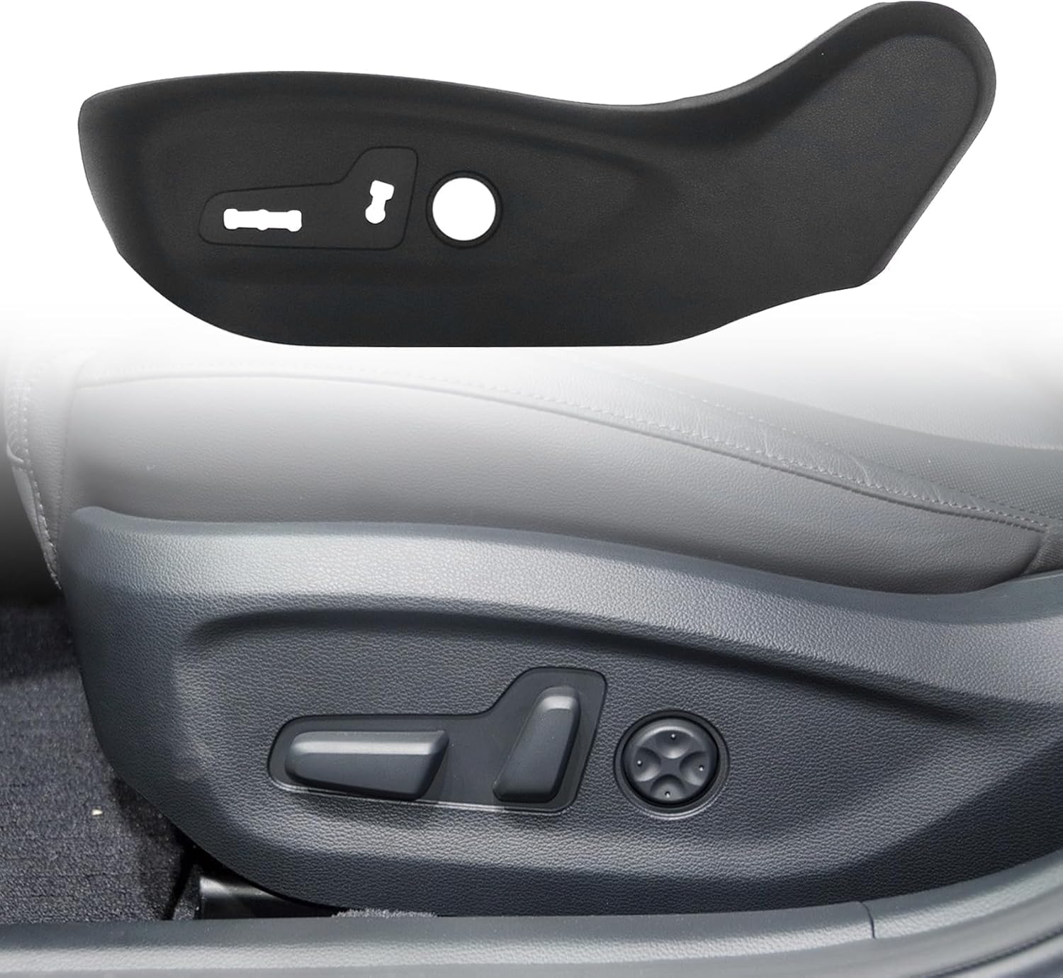 Priprilod Driver Left Seat Trim Cover Outer Trim Panel Compatible With Hyundai Sonata 2015 2016 2017 2018 2019# 88051-C2020-TRY