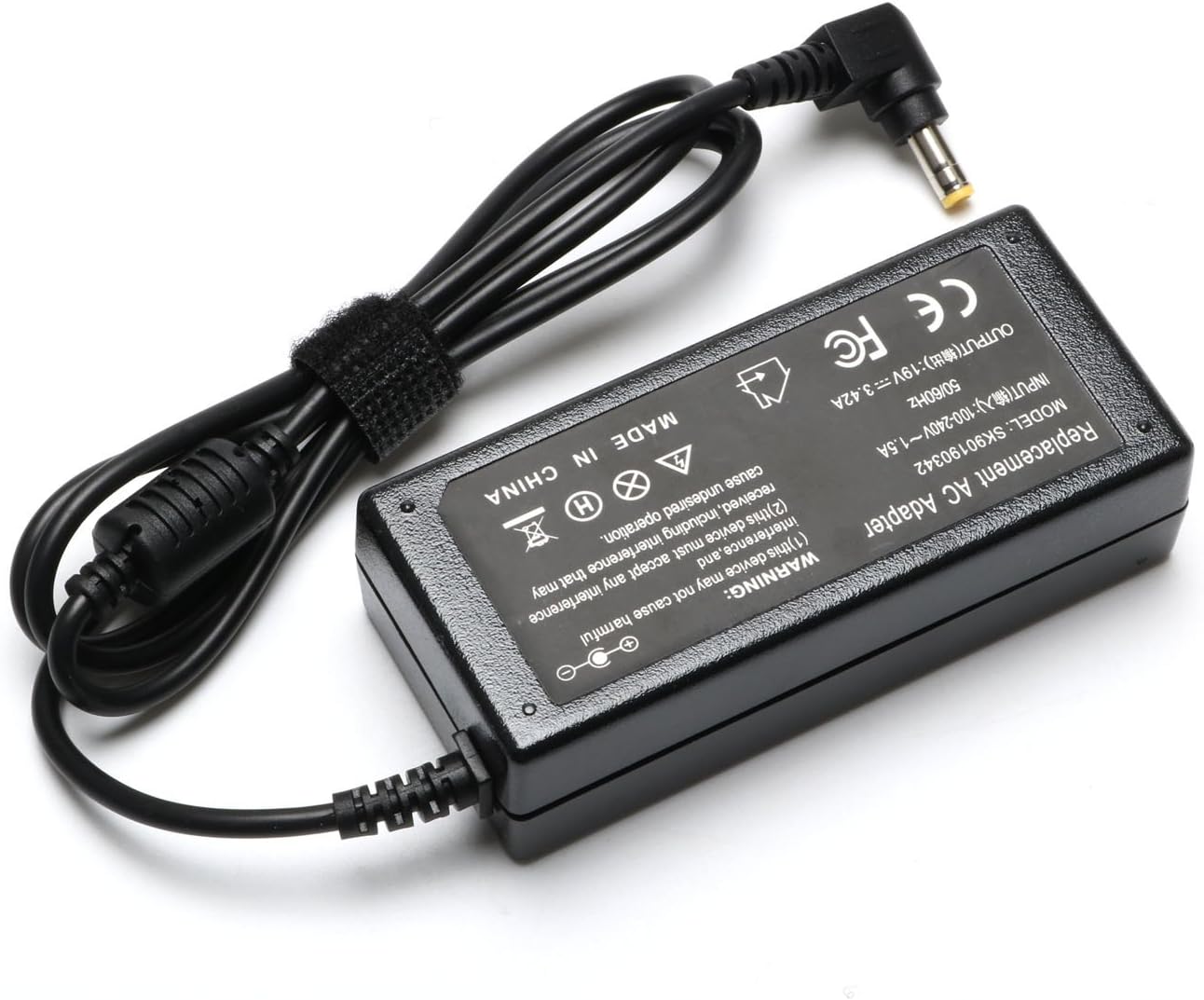 EBKK 19V AC DC Adapter for HP Pavilion 22cwa 25es 23es 23er 27xw 27xi 27es 22bw 27bw 27er 25er 23xw 23bw 23cw Pavilion Monitor 20 21.5 23 23.8 25 27 Inch Power Cord IPS LED Backlit