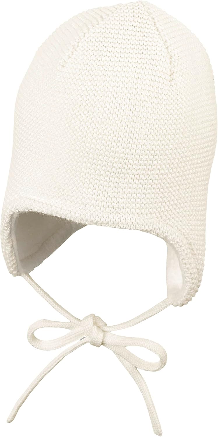 Fleece-lined GOTS knitted hat by Sterntaler