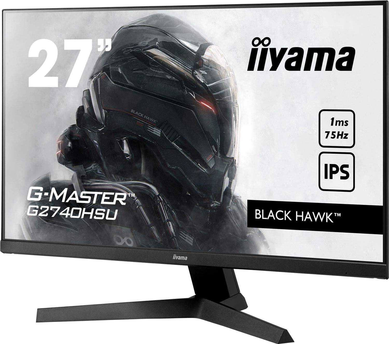 iiyama G2740HSU-B1-27, IPS, 1920 x 1080/75Hz, 1H1DP : Amazon