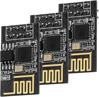AZDelivery ESP8266 ESP-01S Serial Wireless WLAN WiFi Transceiver Module 1MB Flash 80MHz Compatible with Arduino and Raspberry Pi including E-Book! (Pack of 3)
