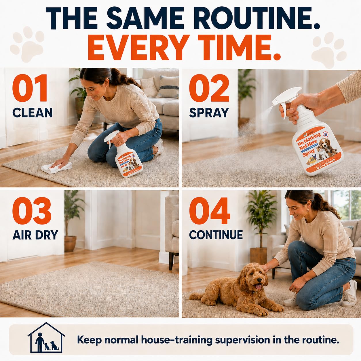 Hunde-Töpfchentrainingshilfe für das tägliche Training, 100 ml