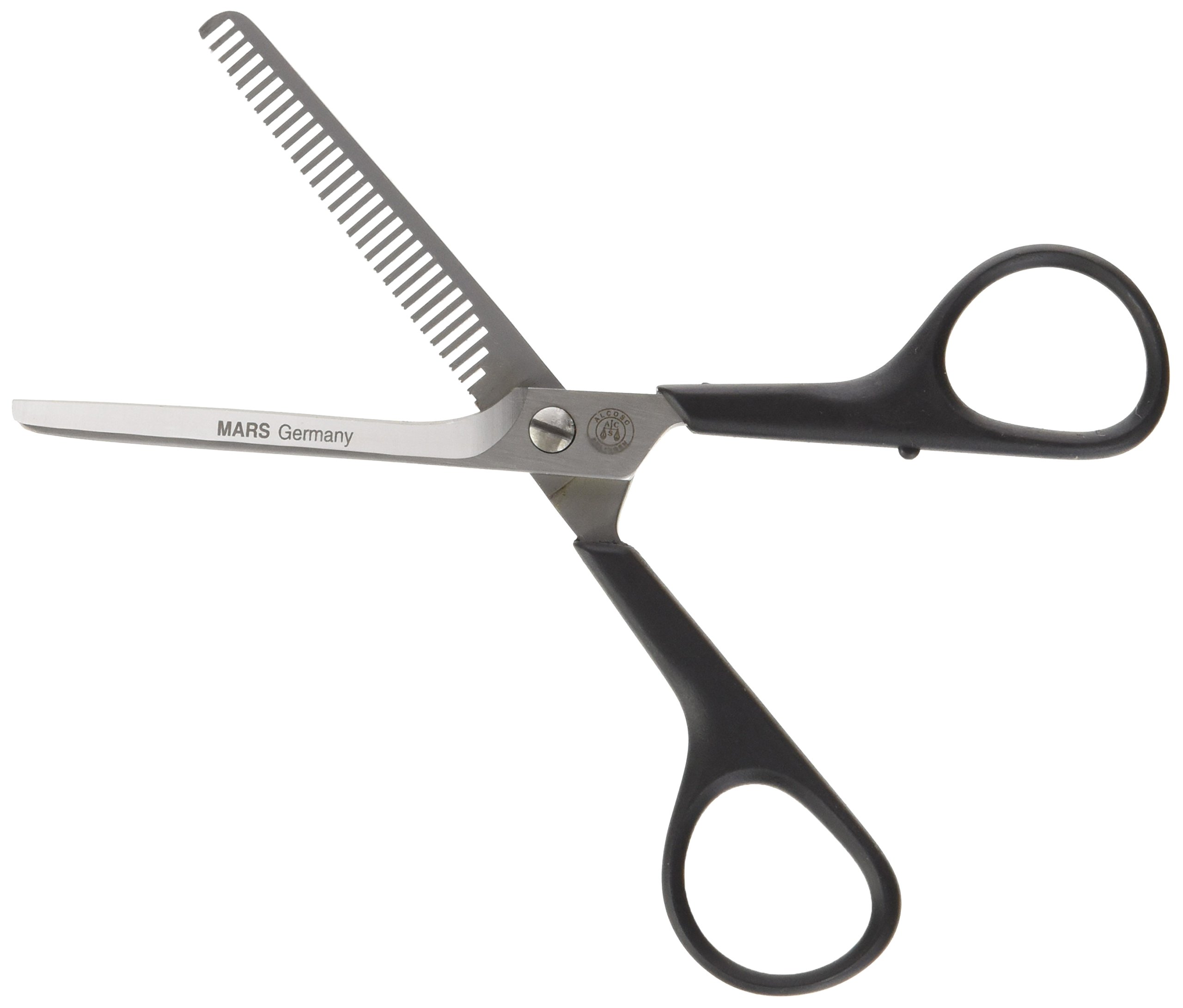 Mars Professional Stainless Steel Thinning Scissors, Single Side, 6" Length