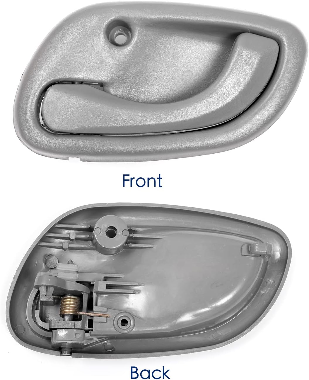 4Pcs Interior Door Handles for Chevy Tracker 1999 2000 2001 2002 2003 2004, Suzuki Vitara 99-05 Suzuki Grand Vitara 95-02 Esteem,Gray