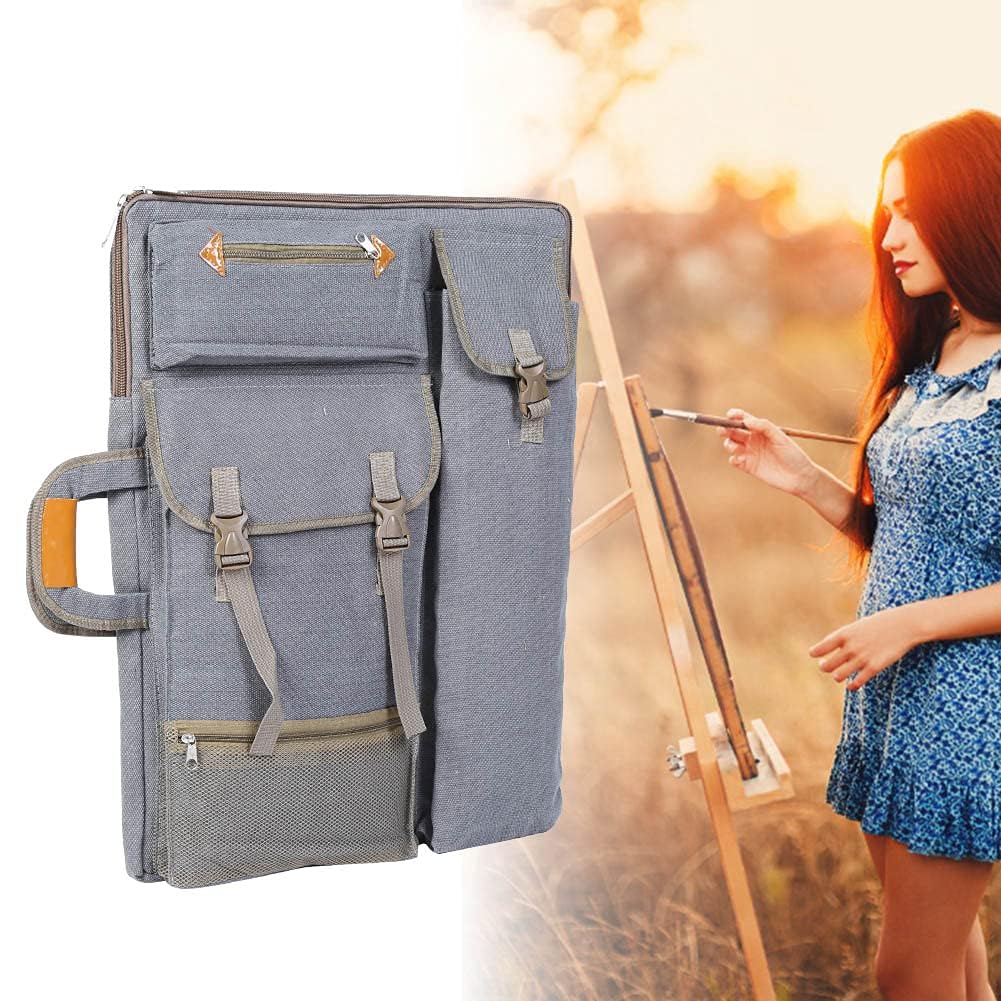Zeichenbrett Rucksack, Multifunktionale Zeichenplatten Tasche Große Zeichenbretter Tasche wasserdichte Kunst Tragetasche Große Kunsttasche für Zeichnung Künstler Malerei 66 x