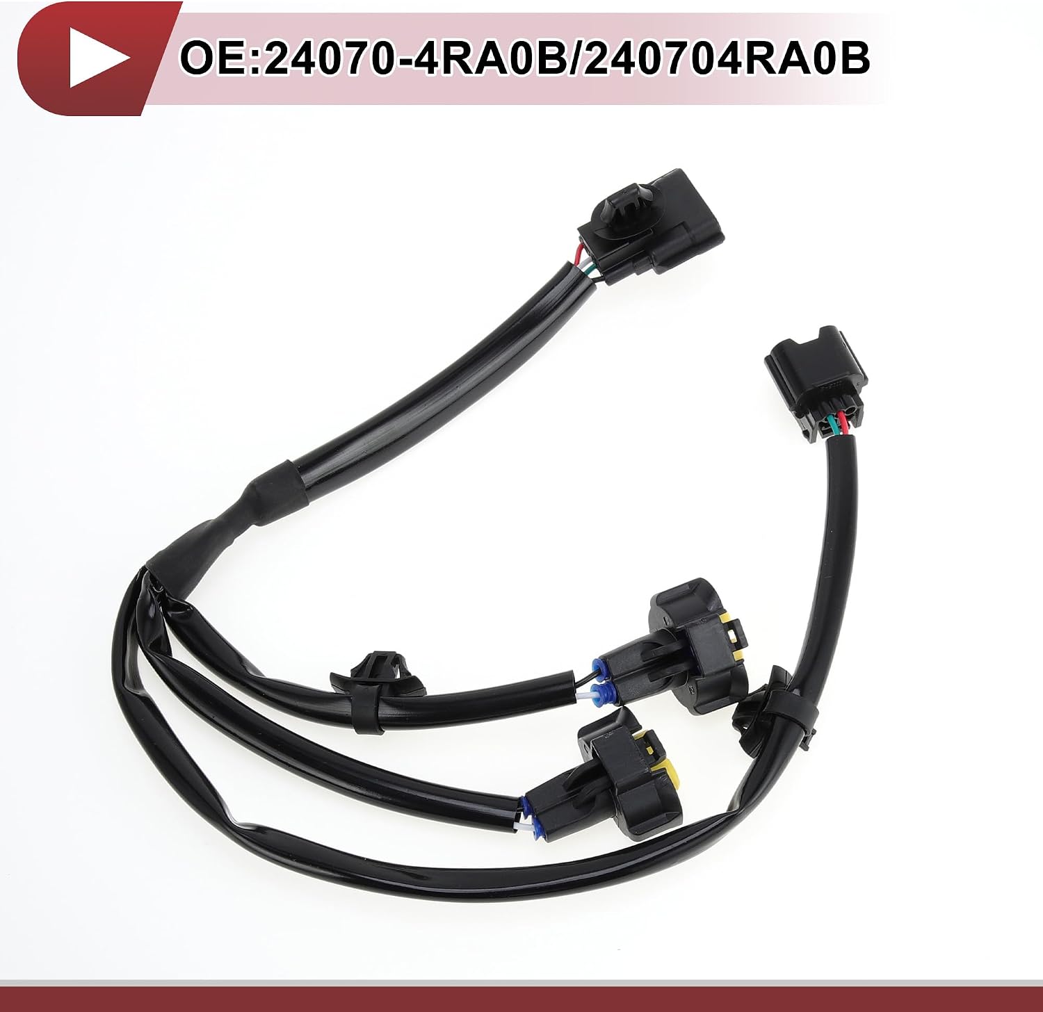 1 Pcs Car Passeneger Fog Light Wire for Nissan Maxima 2016-2019 6 Cyl 3.5L Right Side Fog Lamp Harness No.240704RA0B
