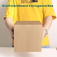 Vista 29 de Mat Board Center, 7x5x4 Inches Shipping Boxes for Mailing Moving Packaging, 25 Pack Corrugated Cardboard Boxes for Small Business, Kraft