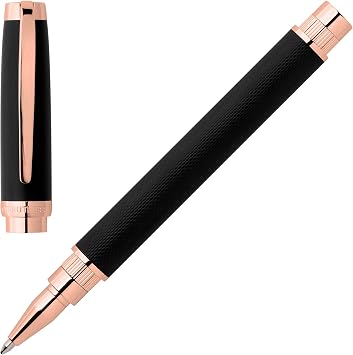 Cerruti 1881 Rollerball Pen MYTH | أداة الكتابة | لون الحبر الأسود | علبة الهدايا من الذهب الوردي