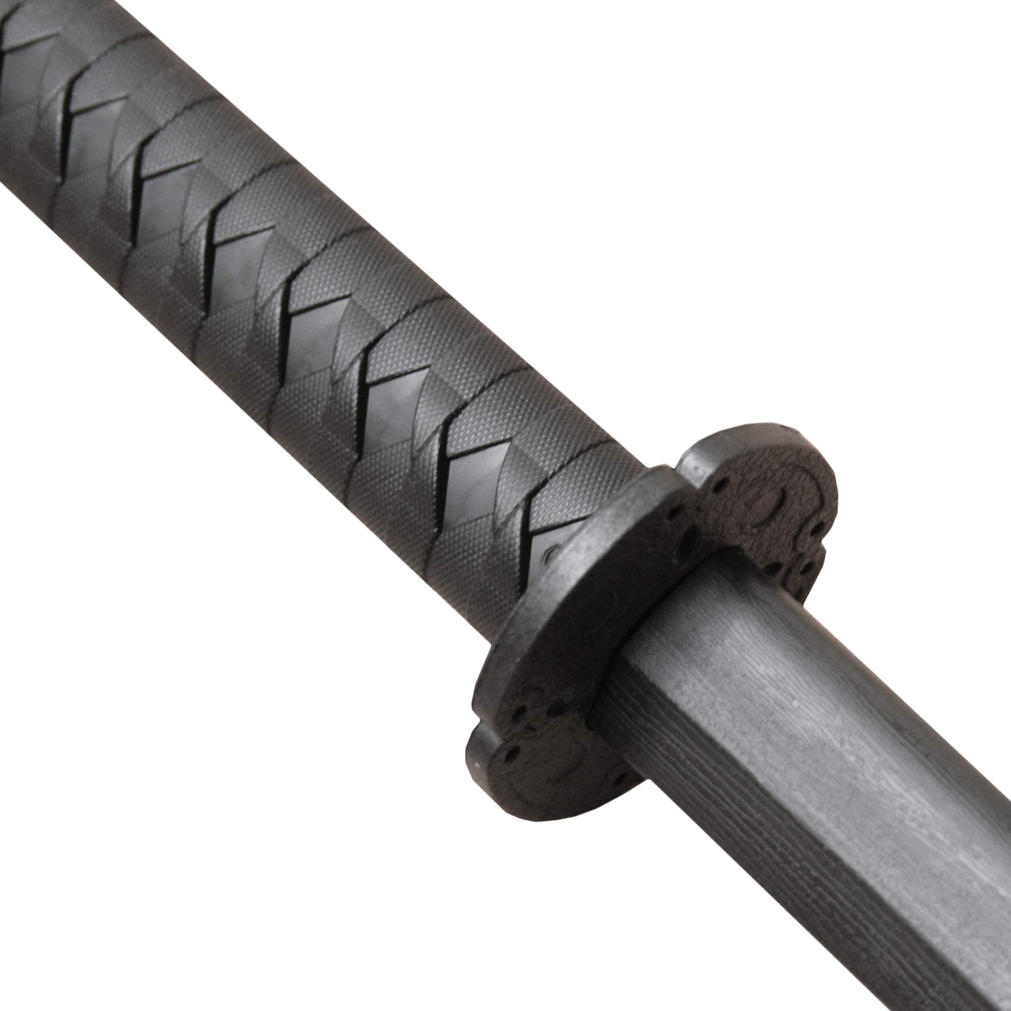 DEPICE Bokken Hartkunststoff inkl. Saya - 101 cm / Bokken 600 g – Iaido Aikido, Schwarz
