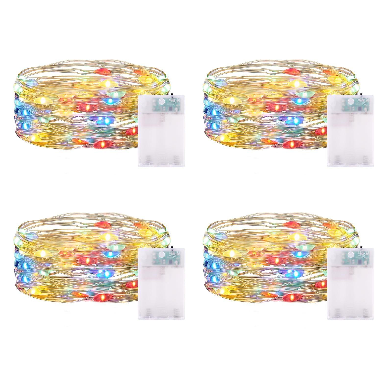 Luci LED A Batteria Con Timer - 3m E 30 LED Lucine Da Fiaba Impermeabili Per Decorazioni Natalizie, Matrimoni E Camere