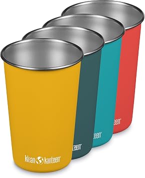 Klean Kanteen 16oz Pint Cup - 4 Pack - Evening Sky