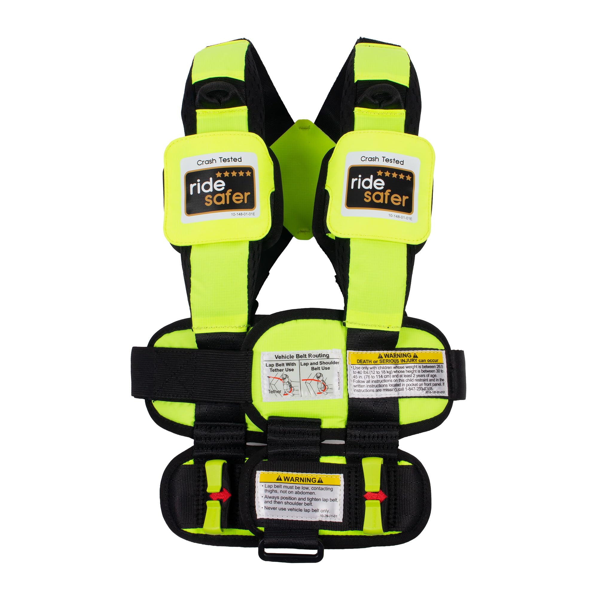 Photo 1 of RideSafer Gen 5 - Extra Small (XS) Yellow, Lightweight, Compact, Portable Car Seat, 2+ Years; 26.5–40 lb - Perfect for Travel and Everyday Child Safety