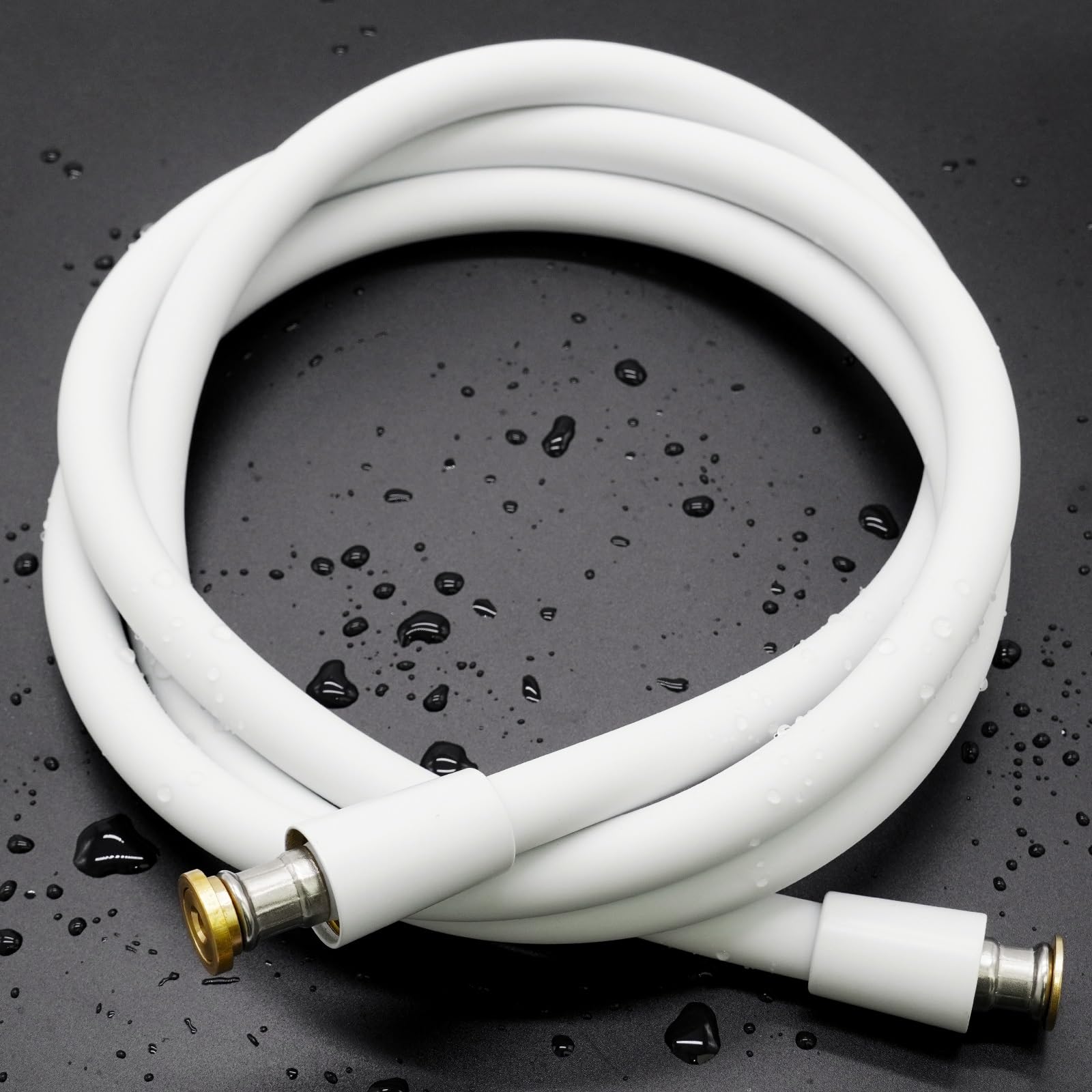 Tubo flessibile per doccia in sile, antipiega e anti-espulsione, lunghezza 1,5/2 m, ideale per uso in bagno, leggero, facile da installare, misura universale